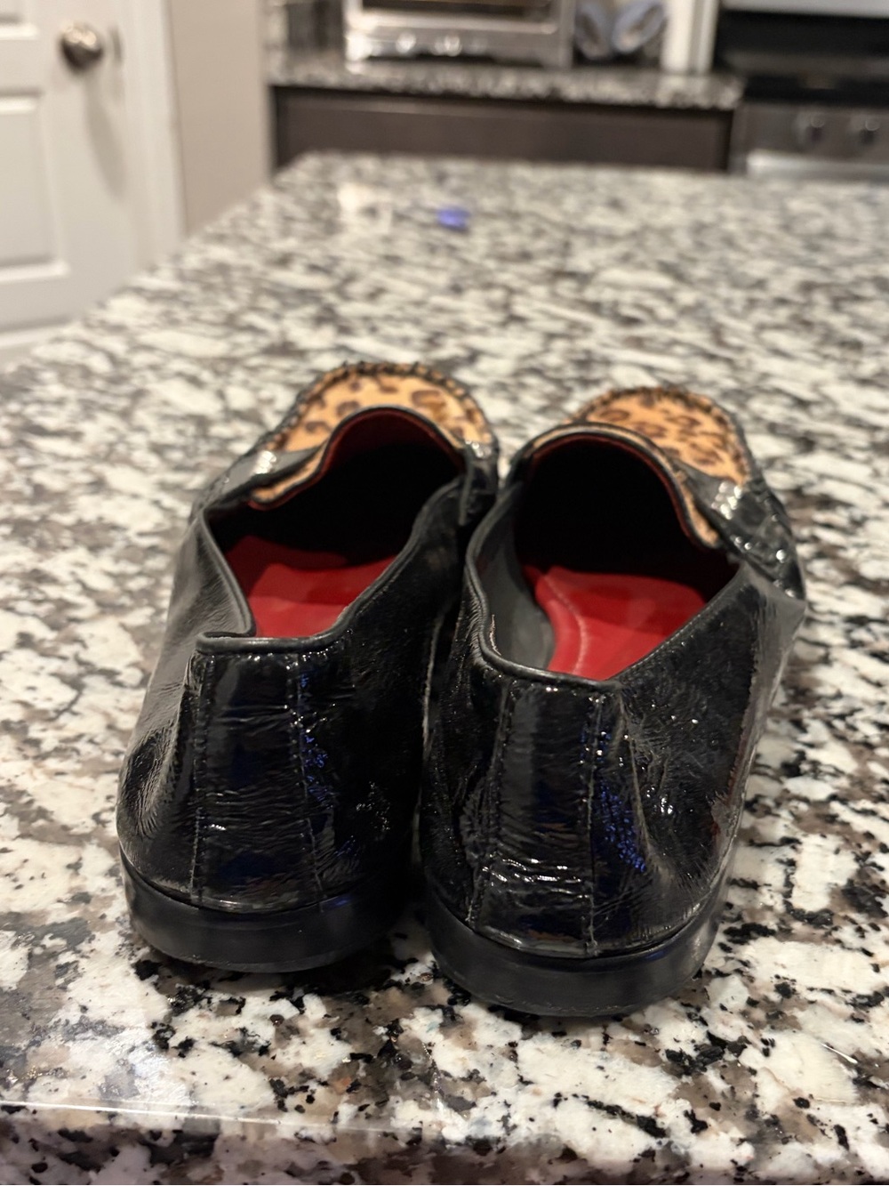 BRIGHTON Mohawk Leopard Print Calf Hair Loafers - Picture 6 of 9